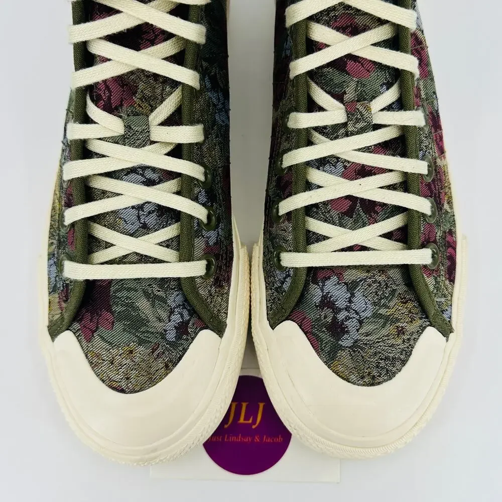 Adidas Men's Nizza Hi RF 'Floral' Jacquard High Top Sneakers H01144 Size 8